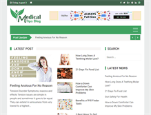 Tablet Screenshot of medicaltipsblog.com